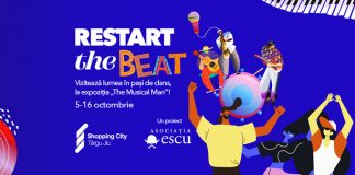 Instrumente muzicale de peste mări și țări, expuse la mall-ul din Târgu-Jiu