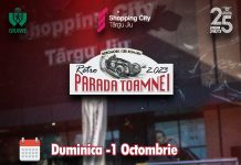 Mașini retro, la Mall Târgu Jiu