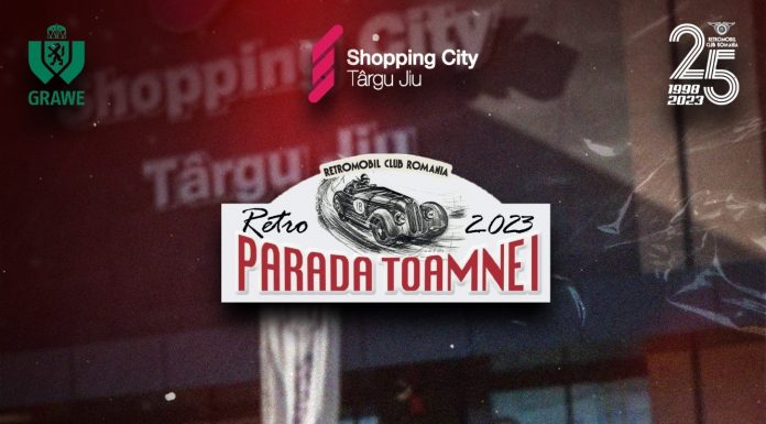 Mașini retro, la Mall Târgu Jiu