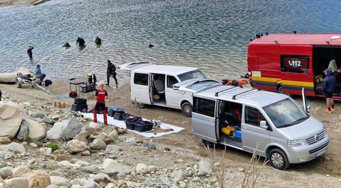 Cinci salvatori acvatici din cadrul Salvamont Gorj, prezenți la exercițiul ScubaRes