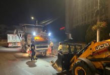 Târgu Jiu: Lucrări de reabilitare pe Bulevardul Republicii