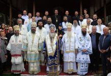 Mitropolitul Olteniei a sfinţit Biserica Mănăstirii cu hramurile «Bunavestire» și «Acoperământul Maicii Domnului», din Tismana, Gorj (II) – ,,Biserica este centrul vieții noastre şi fără biserică, noi, creştinii ortodocşi, nu ne putem închipui vreodată că am putea trăi”!