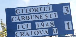 Gilortul a obținut al treilea succes al sezonului. Meciul cu FCU, întrerupt 40 de minute