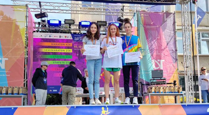 Gorjeanca Adela Bălțoi a cucerit ,,UVT Liberty Marathon”