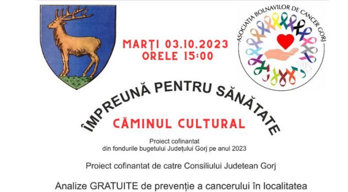 Analize gratuite de prevenție a cancerului, la Văgiulești