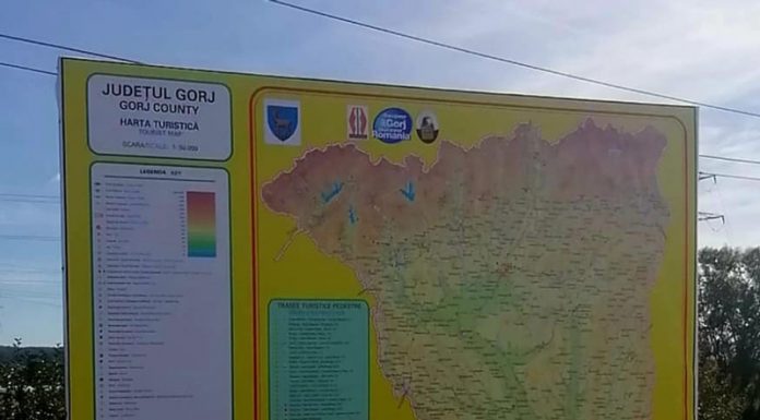 Gorjul va avea o hartă turistică și administrativă, în format editabil