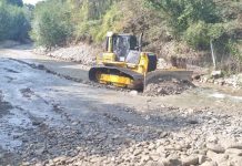 Lucrări ale angajaților SGA Gorj, la Bumbești-Pițic