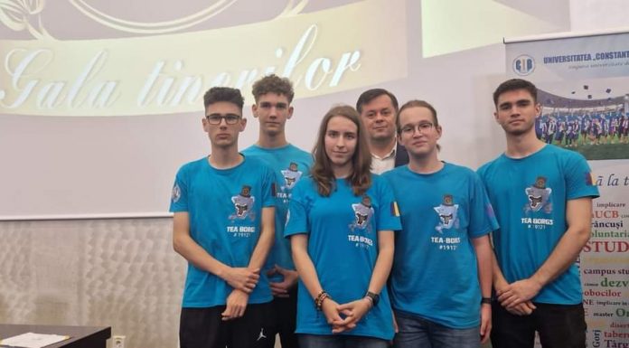 FOTO: Echipa de robotică a CNTV Târgu Jiu, premiată la Gala Tinerilor