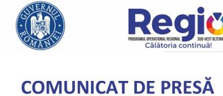 Comunicat de presă – Dezvoltarea mobilității urbane din UAT Rovinari și UAT Drăguțești prin modernizarea sistemului de transport public local Cod proiect: 122985