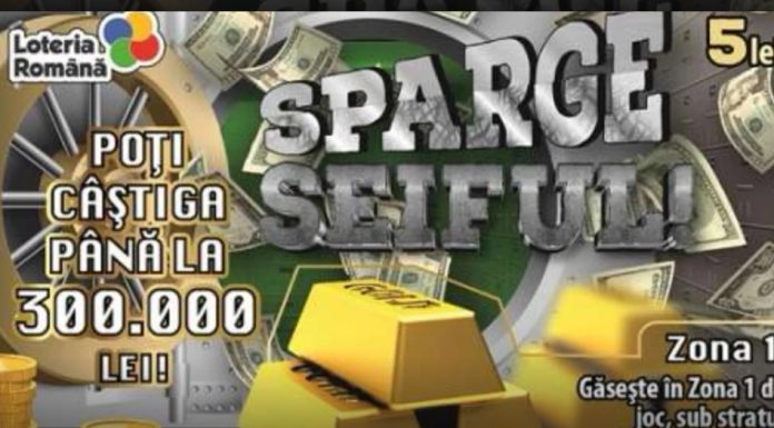 Loteria Română lansează lozul răzuibil „Sparge Seiful”