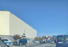 Târgu Jiu: Accident la mall