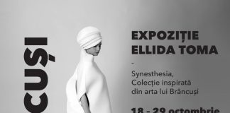 Creații vestimentare inspirate din opera lui Brâncuși, expuse la mall