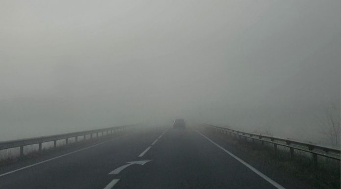 DRDP Craiova: Atenție, ceață densă! Opt județe sub atenționare