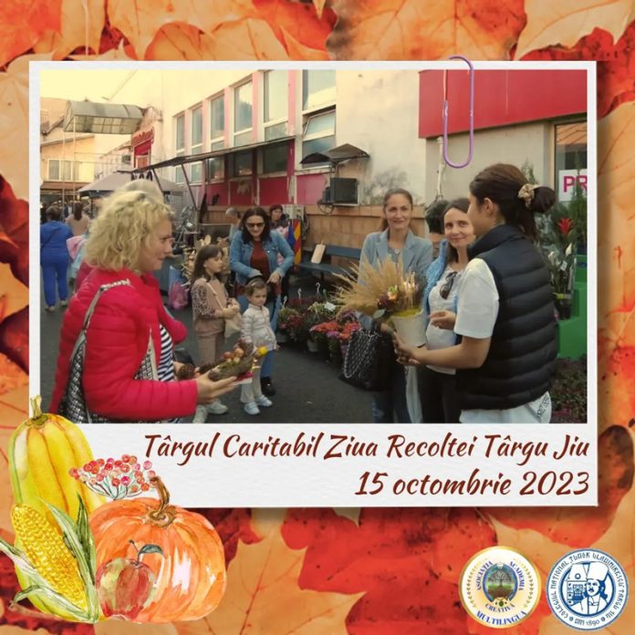 Elevii târgujieni au strâns bani la Ziua Recoltei pentru mai multe cazuri sociale