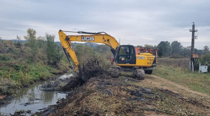 SGA Gorj, lucrări de decolmatare a pârâului Lupoaia