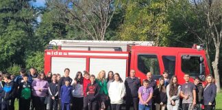 Pompierii s-au întâlnit cu elevii de la Stănești