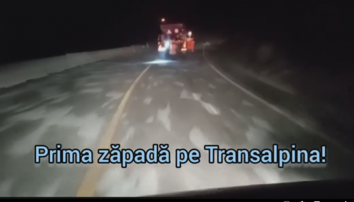 VIDEO| Prima zăpadă pe Transalpina!
