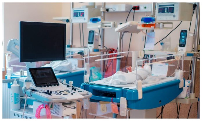 Ecograf portabil pentru o secție a Spitalului Județean