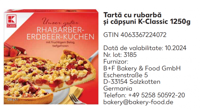 Produs retras din magazine