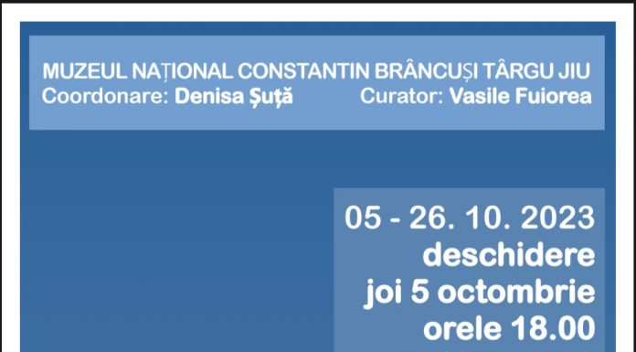 Trei artiști de renume vor expune joi, la Muzeul Național ”Constantin Brâncuși”