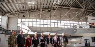Centrul European de Instruire F-16 a fost inaugurat la Baza 86 Aeriană de la Fetești