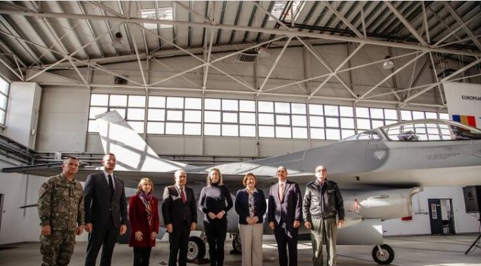 Centrul European de Instruire F-16 a fost inaugurat la Baza 86 Aeriană de la Fetești