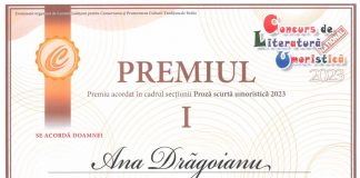 Gorjeanca Any Drăgoianu, premiată din nou la Brăila