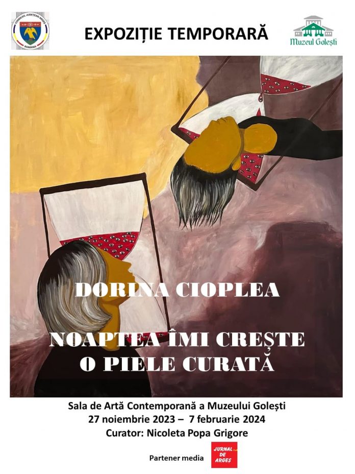 Expoziție de pictură a unei artiste din Gorj, în Argeș