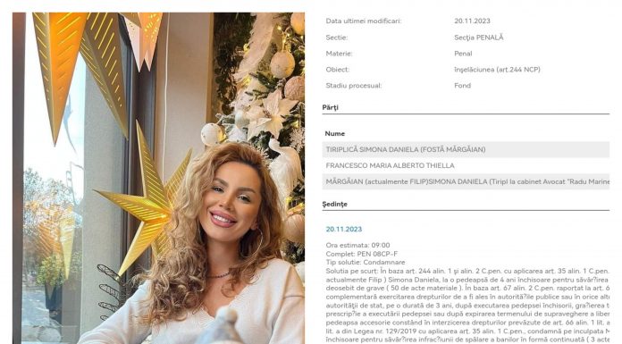 Simona Mărgăian, condamnată de Tribunalul Gorj la 5 ani de închisoare cu executare