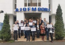 O nouă zi de proteste la AJOFM Gorj