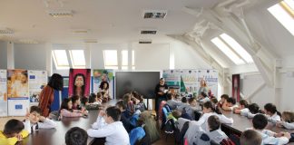 Activități la Biblioteca Județeană pentru elevii Școlii Gimnaziale ”Alexandru Ștefulescu”