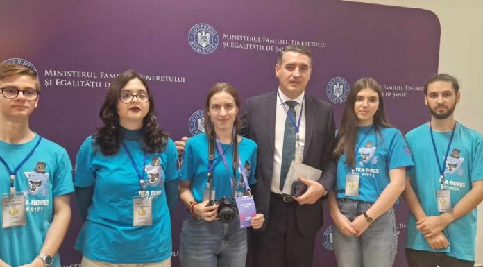 Mesaje anti-violență, lansate de echipa Tea-Borgs în prezența oficialilor de la Ministerul Tineretului