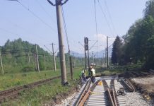 Lucrări de modernizare pe linia ferată Craiova-Caransebeș