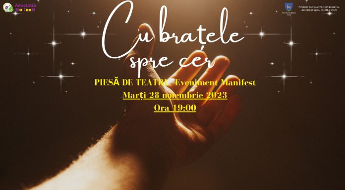 Spectacol de tip manifest, în această seară, la Teatrul ”Elvira Godeanu”