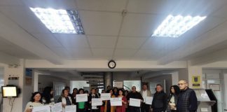 Salariații AJOFM Gorj au demarat protestele! Activitatea a fost întreruptă timp de o oră