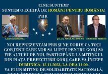 Două proteste la Târgu Jiu, duminică