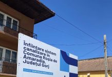 Canalizare în comuna Roșia de Amaradia. Investiție de peste 8 milioane de lei
