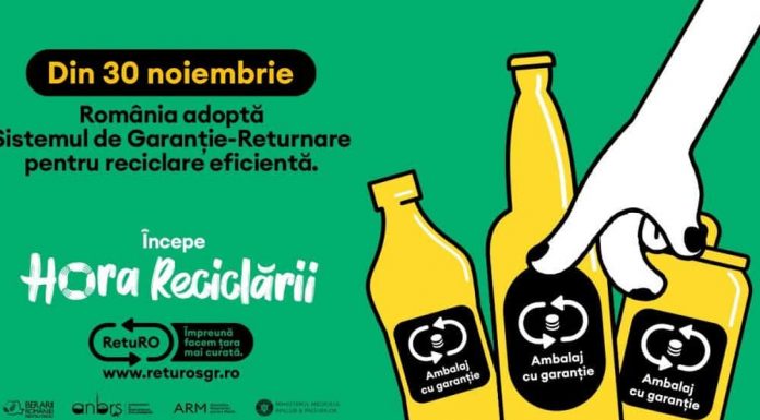 Sistemul de garanție-returnare, lansat pe 30 noiembrie