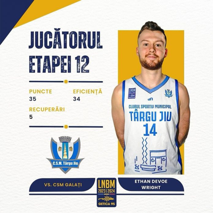 Ethan Wright, MVP-ul etapei a 12-a