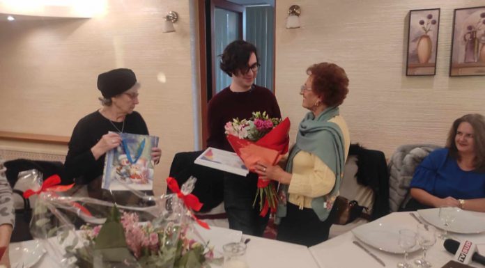 Distincție din partea Asociației Femeilor Gorjene pentru olimpicul internațional Mihai Bratu