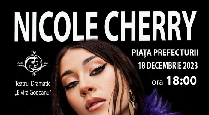 Concert Nicole Cherry, luni, la Târgu Jiu