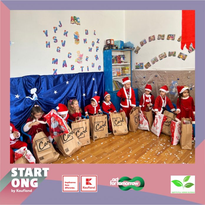 Institutul Verde-Oltenia a devenit Moș Crăciun pentru preșcolarii din Cojani