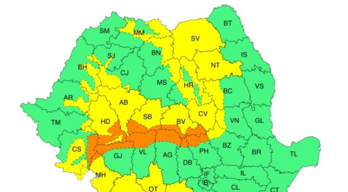 ANM: Vânt puternic și viscol