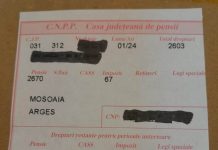 A început tipărirea taloanelor de pensii mărite cu 13,8%