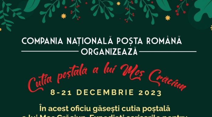 Poșta Română demarează campania „Cutia poștală a lui Moș Crăciun”