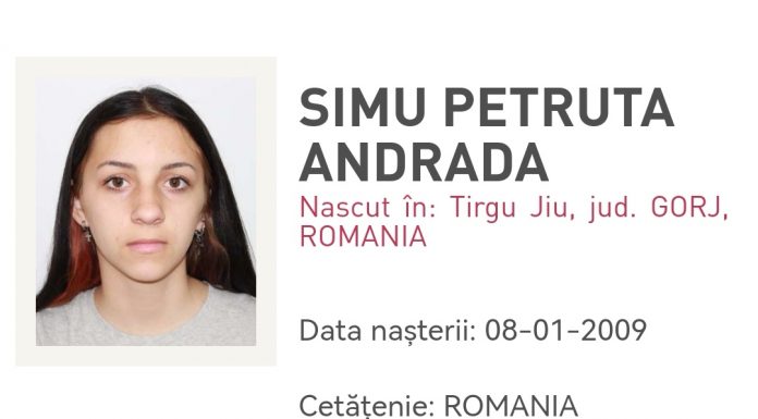 Fată de 14 ani din Târgu Jiu, dată dispărută. S-au trimis mesaje Ro-Alert