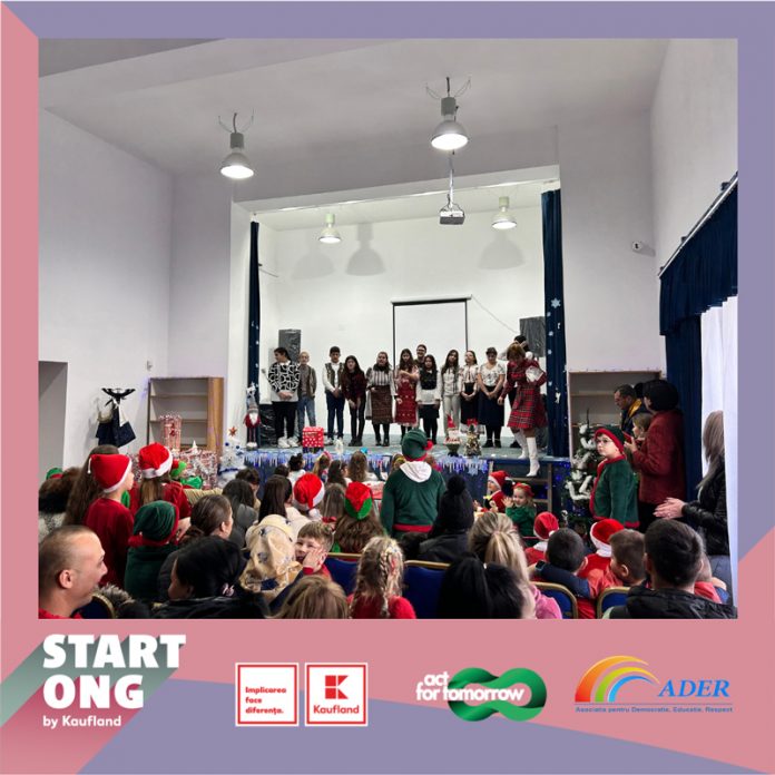 50 de elevi, beneficiari ai proiectului ,,Dăruiește de sărbători”