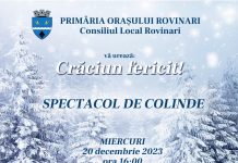 Spectacol de colinde, la Rovinari