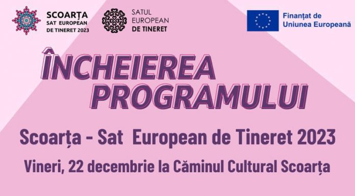 Comuna Scoarța aniversează un an de la titlul de Sat European de Tineret