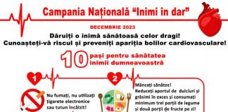 „Inimi în dar”, campanie naţională în luna decembrie